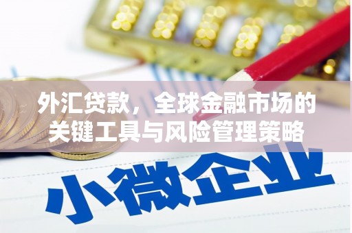 三峡外汇贷款，全球金融市场的关键工具与风险管理策略