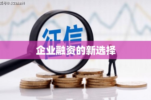 三峡企业融资的新选择