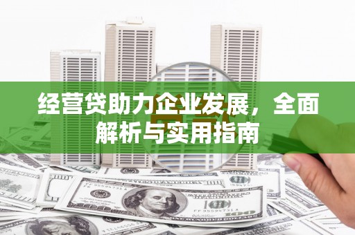 三峡经营贷助力企业发展，全面解析与实用指南