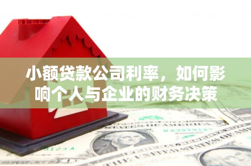 三峡小额贷款公司利率，如何影响个人与企业的财务决策