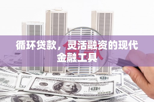 三峡循环贷款，灵活融资的现代金融工具