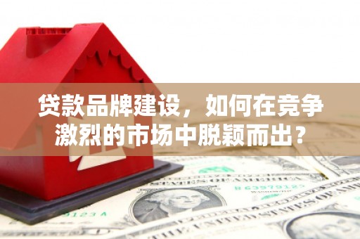 三峡贷款品牌建设，如何在竞争激烈的市场中脱颖而出？