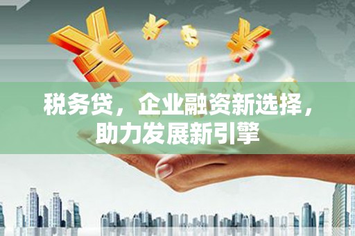 三峡税务贷，企业融资新选择，助力发展新引擎