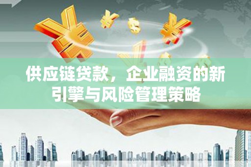 三峡供应链贷款，企业融资的新引擎与风险管理策略