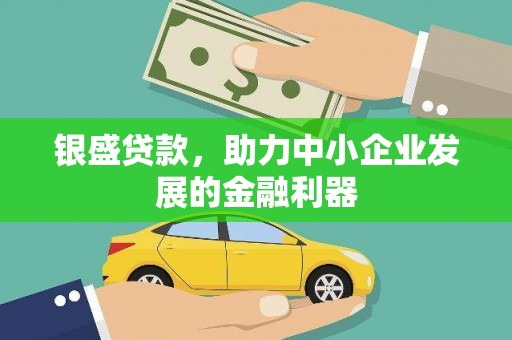 三峡银盛贷款，助力中小企业发展的金融利器