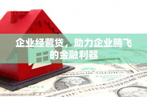 三峡企业经营贷，助力企业腾飞的金融利器