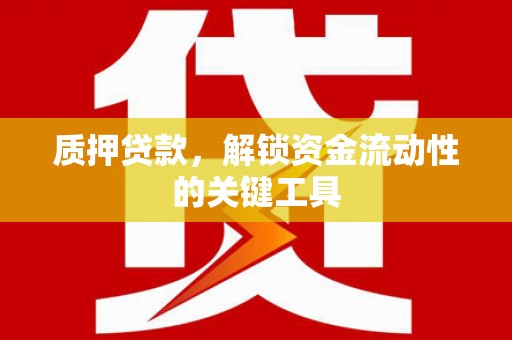 三峡质押贷款，解锁资金流动性的关键工具