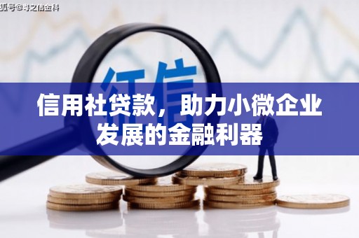 三峡信用社贷款，助力小微企业发展的金融利器