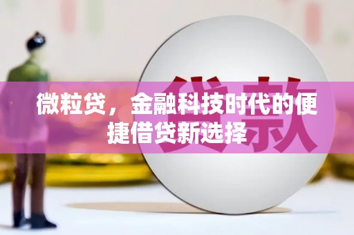 三峡微粒贷，金融科技时代的便捷借贷新选择