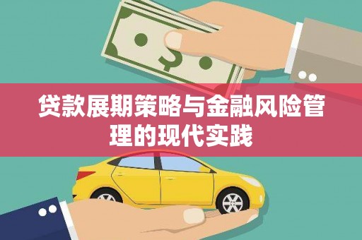 三峡贷款展期策略与金融风险管理的现代实践
