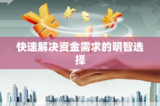 三峡快速解决资金需求的明智选择