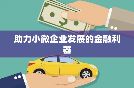 三峡助力小微企业发展的金融利器