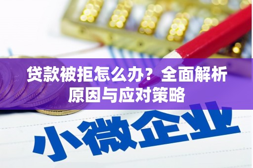 三峡贷款被拒怎么办？全面解析原因与应对策略