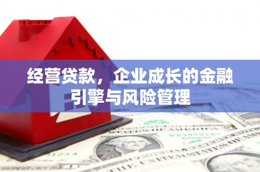 三峡经营贷款，企业成长的金融引擎与风险管理